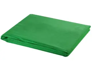Fotobaggrund uden stativ 500x300 cm bomuld chroma key