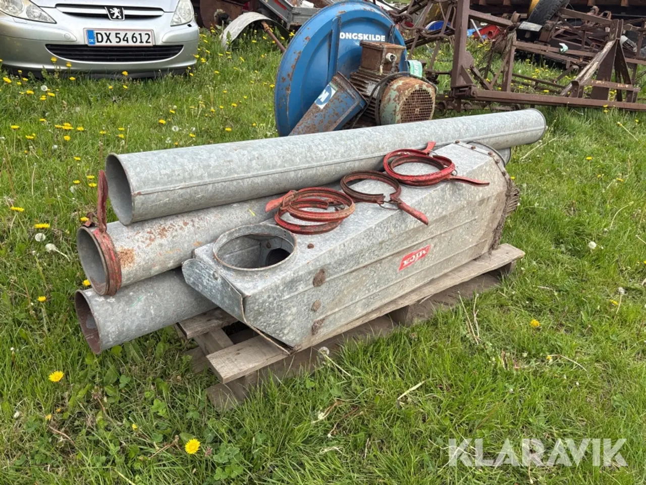 Billede 2 - Kornblæser og rør Kongskilde TRL 75