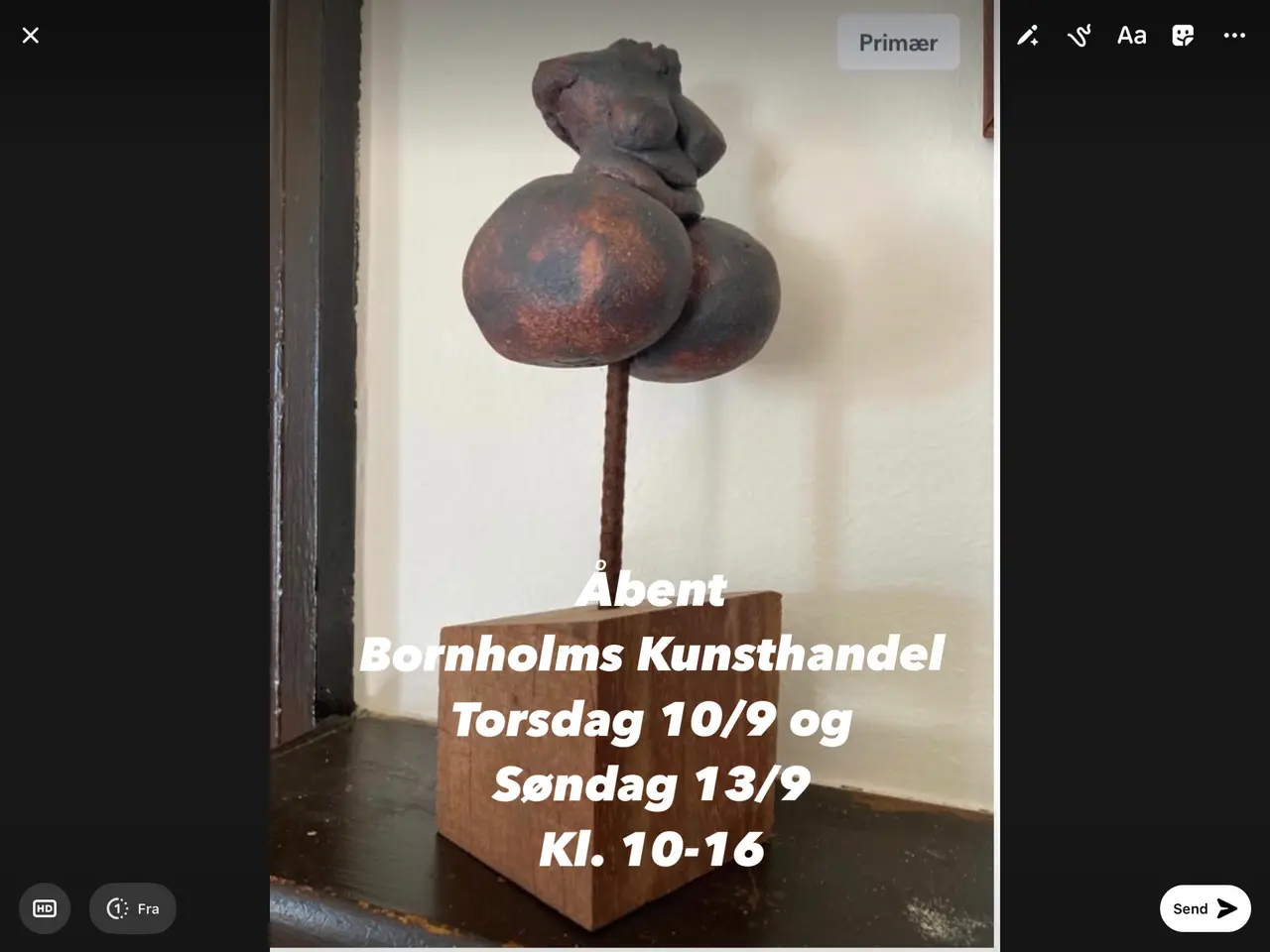 Billede 4 - Bornholmermaleri, bornholmsk maler, knut Ljungberg