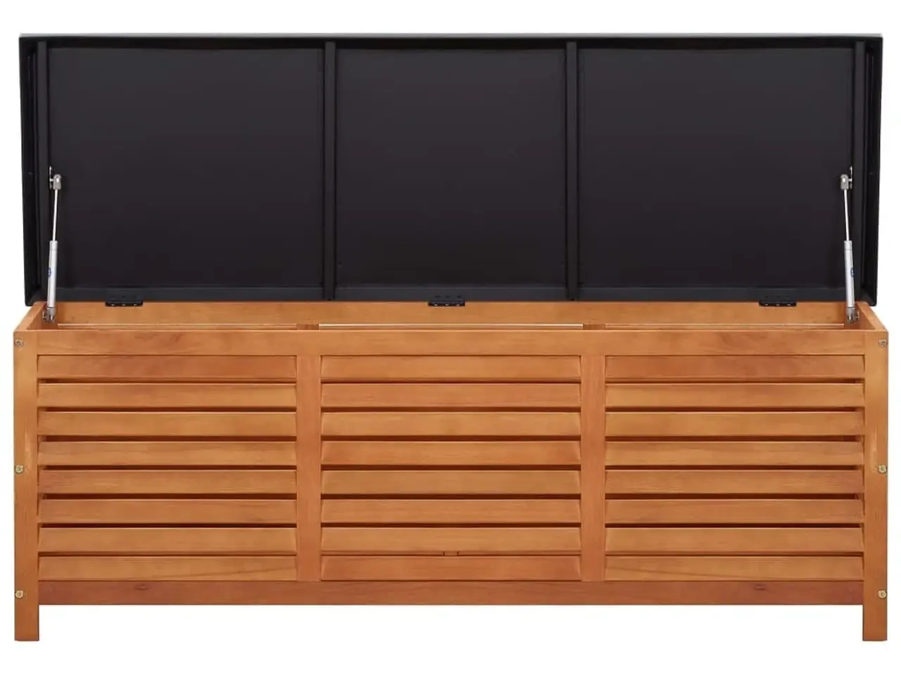 Billede 5 - Opbevaringskasse til haven 150 x 50 x 55 cm i massivt eukalyptustræ