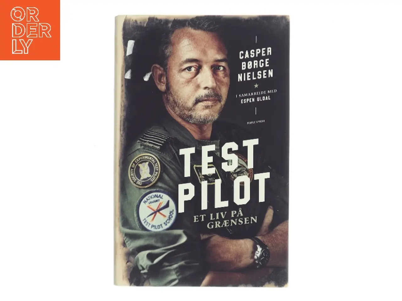 Billede 1 - Testpilot : et liv på grænsen af Casper Børge Nielsen (Bog)