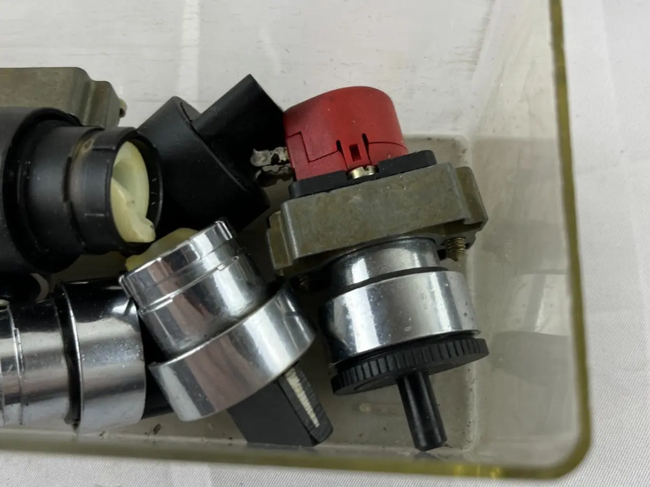 Billede 7 - blandet parti 22mm Rotary Selector kontakt Black