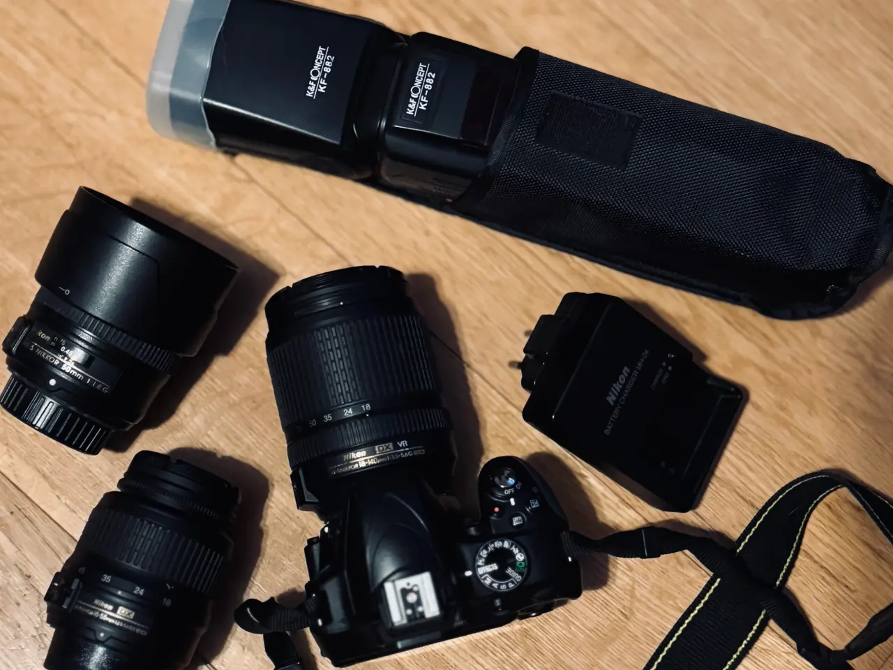 Billede 4 - Nikon D3300 kamera 📸 – komplet sæt til begynder