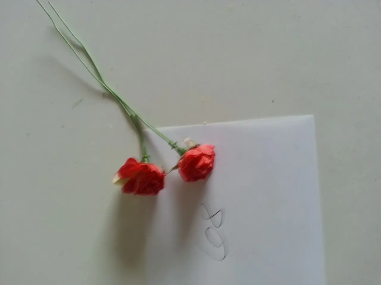 Billede 5 - Blandet kunstige blomster stilke