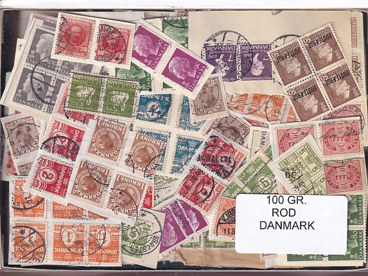 Billede 1 - Danmark 100 g. ROD. - Hjemkommet 15 - 11 - 2025