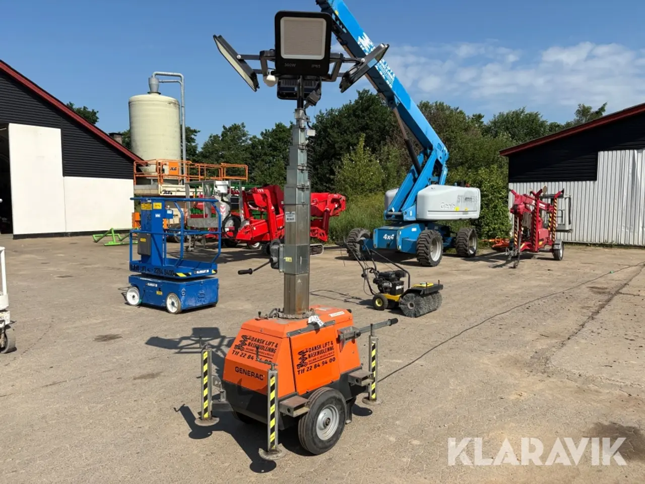 Billede 1 - Lysmast Generac Tower light - 7 meter