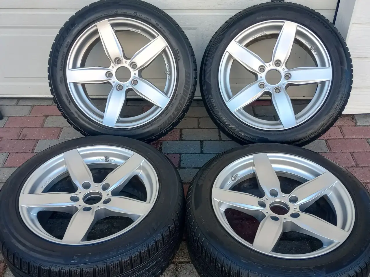 Billede 4 - 17" vinterhjul, Vinterdæk BMW 5x120 Tpms, gode dæk