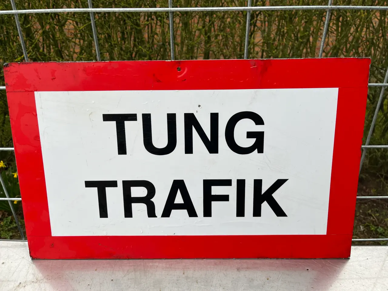 Billede 1 - Ting trafik skilt