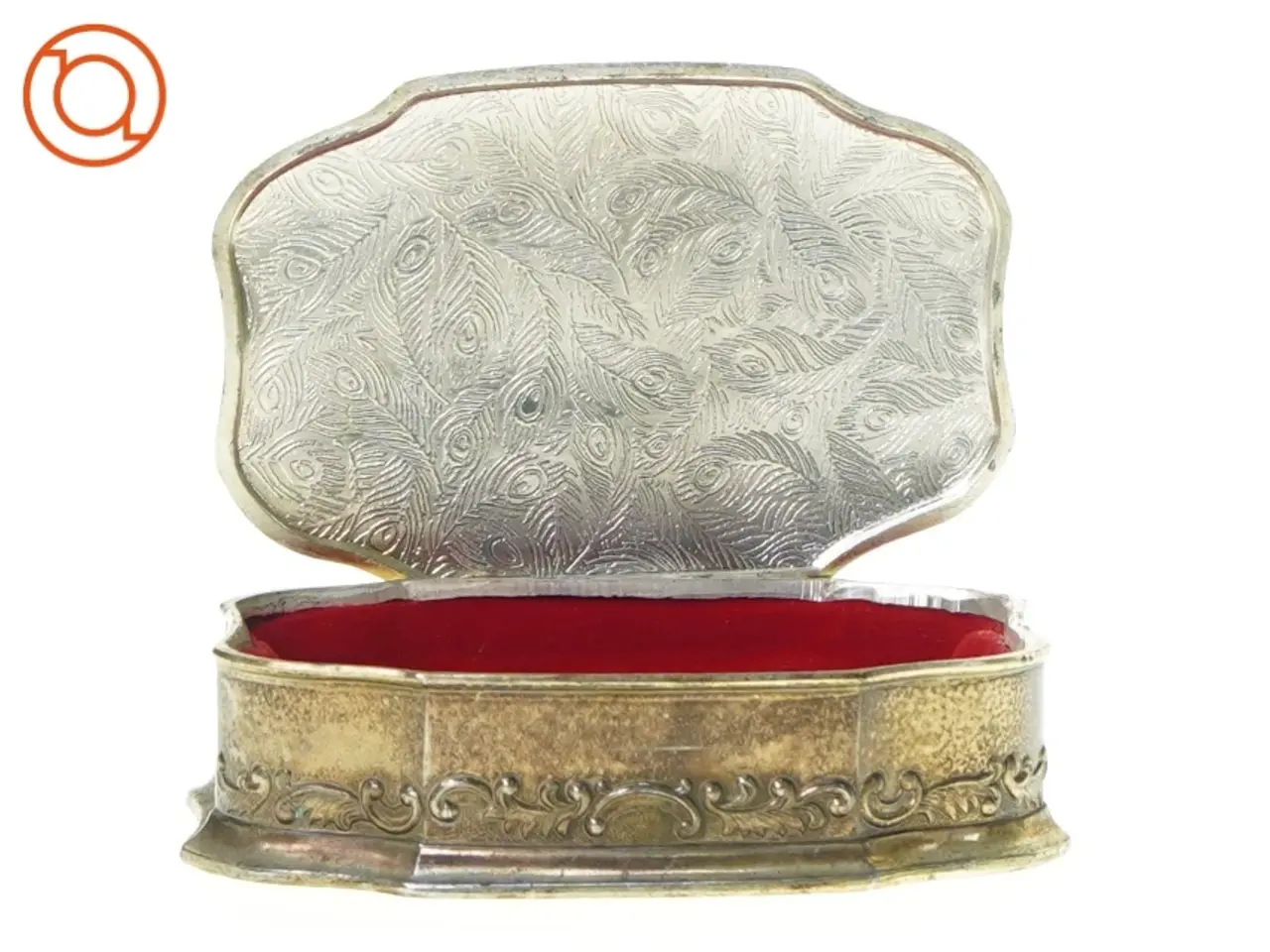 Billede 4 - Sølv Souvenir Æske fra Norge (str. 13 x 8)