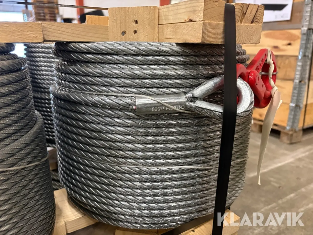 Billede 10 - Stålwire Drahtseilwerk Hemer Taurus wire top e. Safetyhook - 12 bundter / 1680m