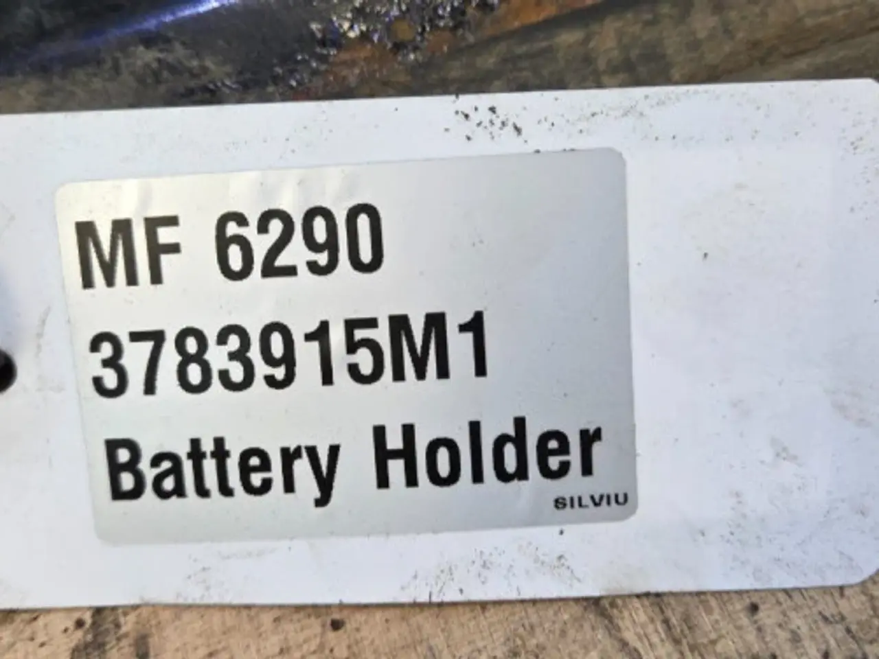Billede 17 - Massey Ferguson 6290 Battery Holder 3783915M1