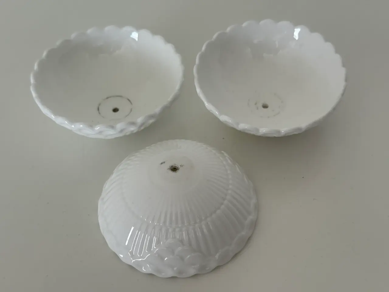 Billede 7 - Royal Copenhagen porcelænsskåle til adventsstage.