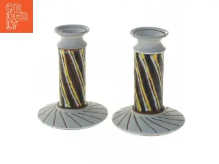 Keramiske lysestager (str. 14 cm)