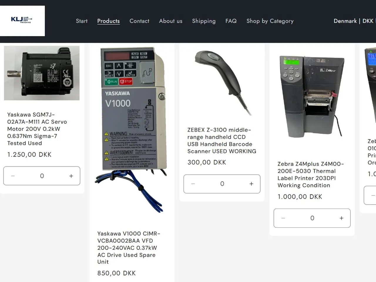 Billede 1 - Industrielle reservedele, PLC, HMI og automation