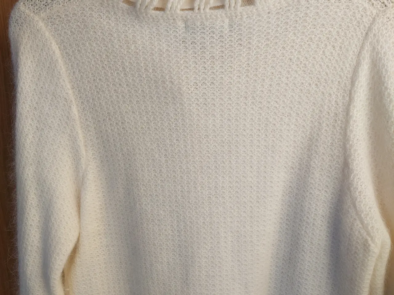 Billede 2 - Flot Cardigan Lamswool og Angore str L