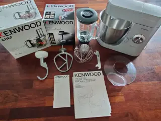 Billig komplet luksus Kenwood køkkenmaskine+ekstra