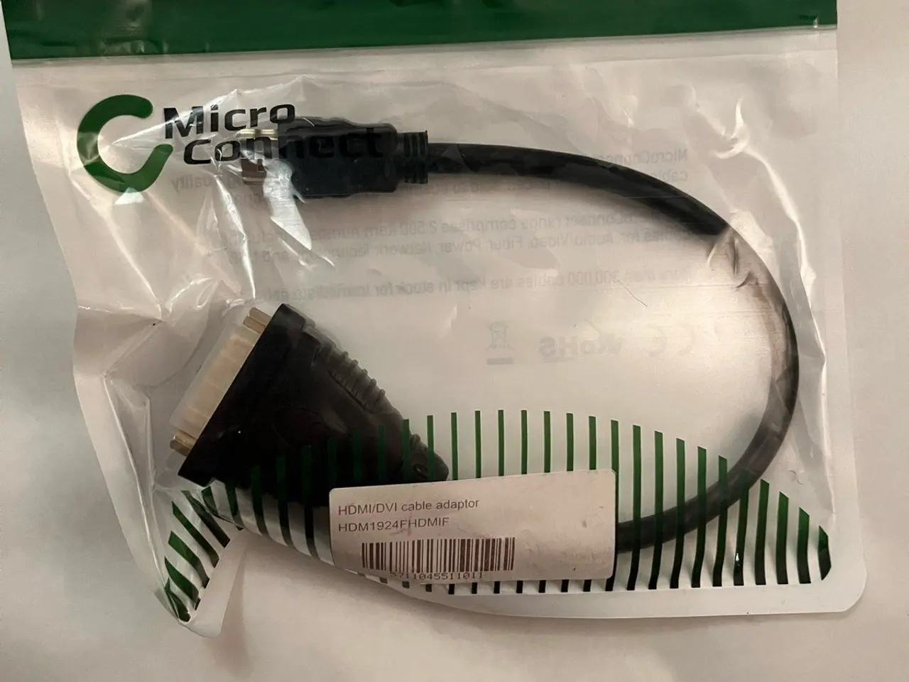 Billede 3 - Adapter / splitter HDMI (han) til DVI (hun) og HDMI (hun)