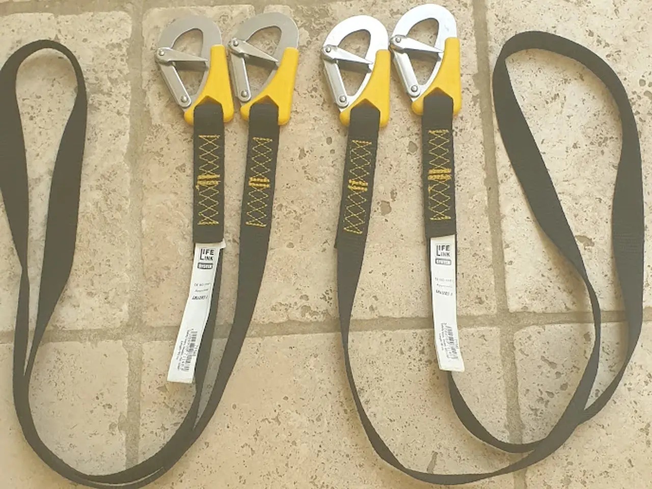 Billede 1 - 2 styk Livline ISO 12401 185 cm 2 sikkerhedskroge