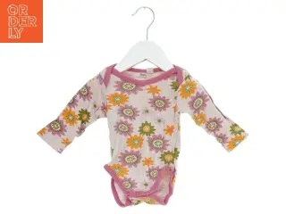 Blomster-print bodystocking til baby fra Me Too (str. 62)