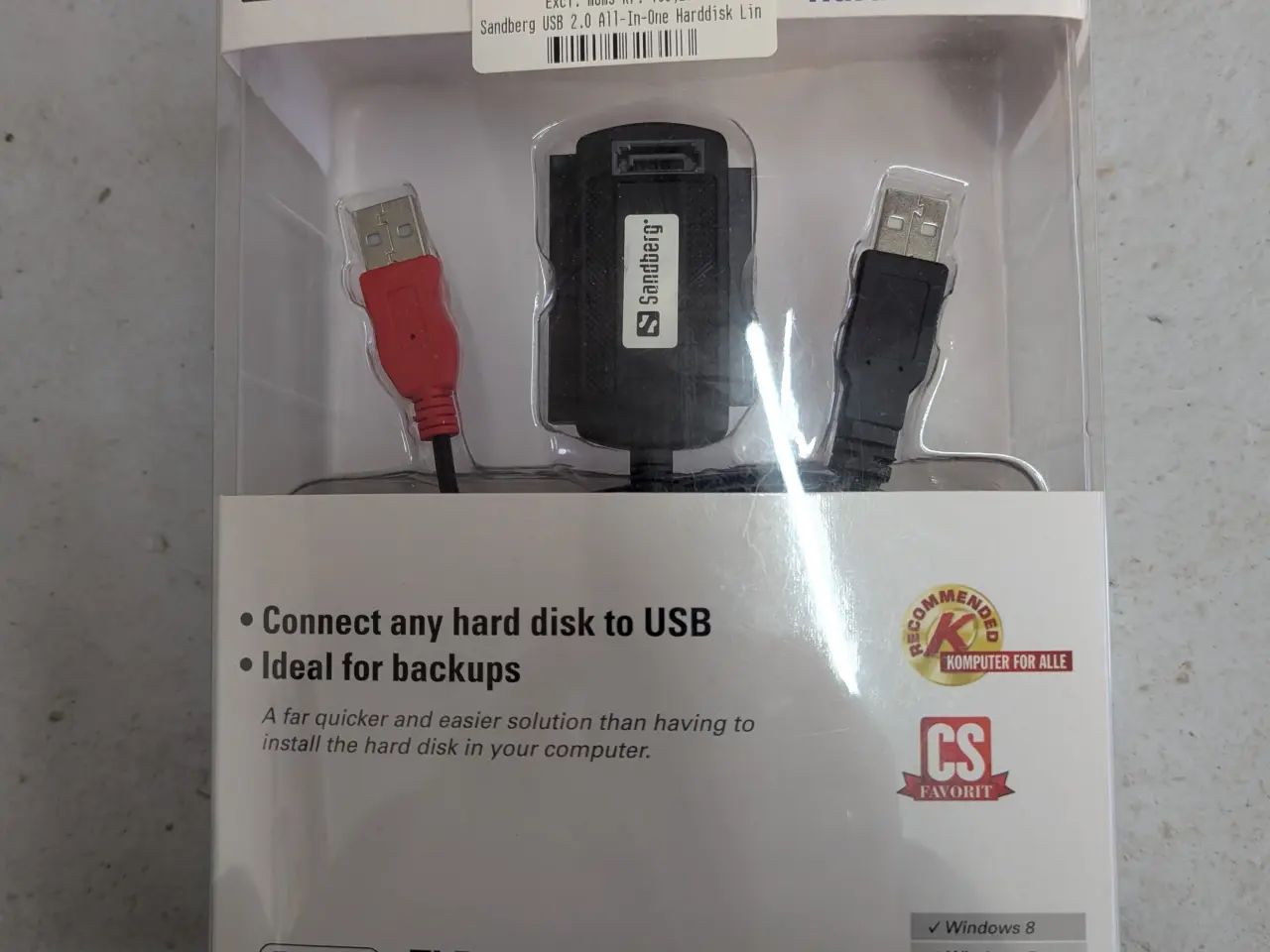 Billede 1 - Sandberg usb all in 1 hard disk link