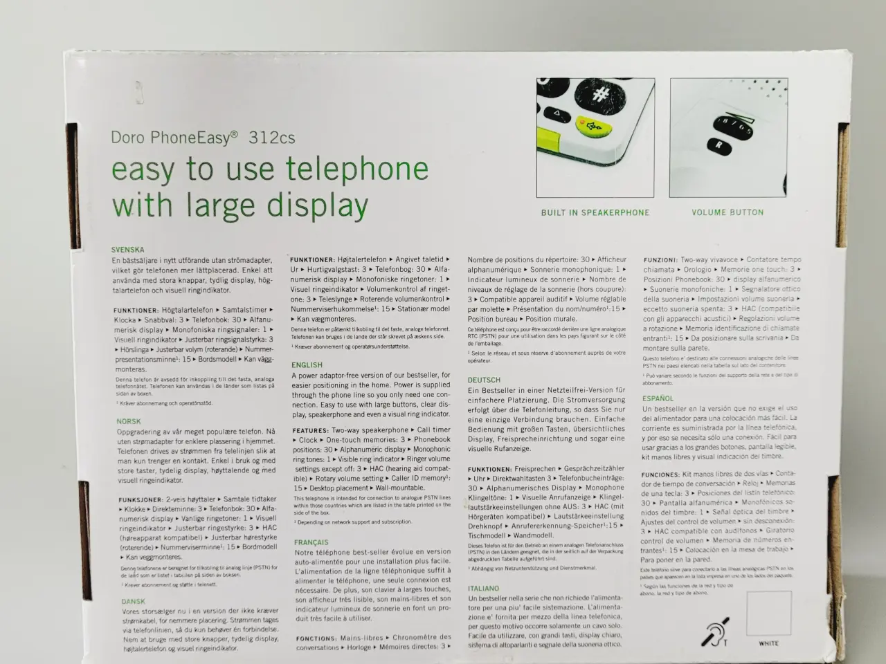 Billede 10 - ⭐️· Doro PhoneEasy 312cs - Seniorer