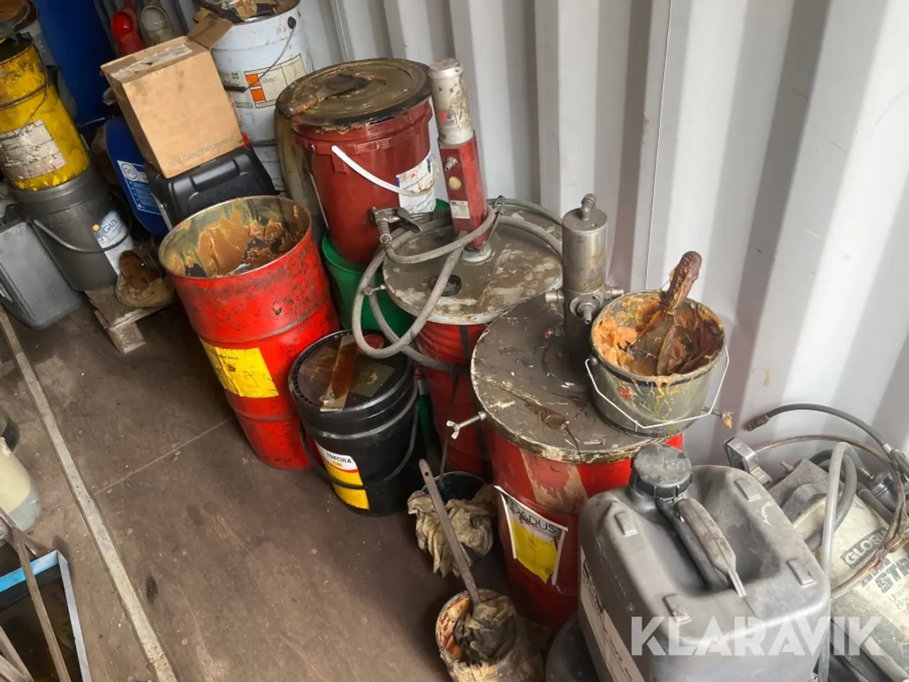 Billede 12 - 20Fods container med indhold smøre lager