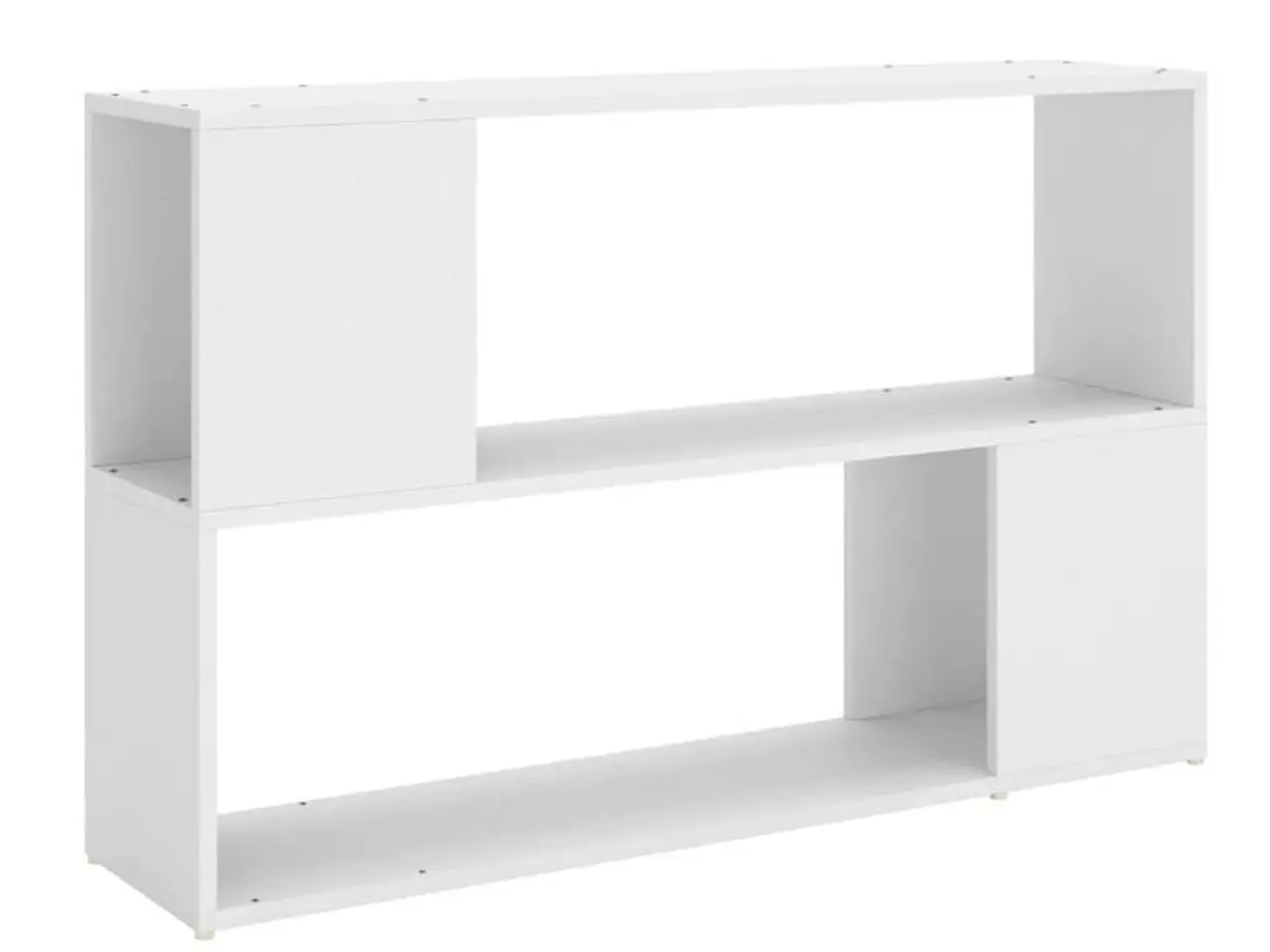 Billede 3 - Bogreol 100x24x63 cm konstrueret træ hvid