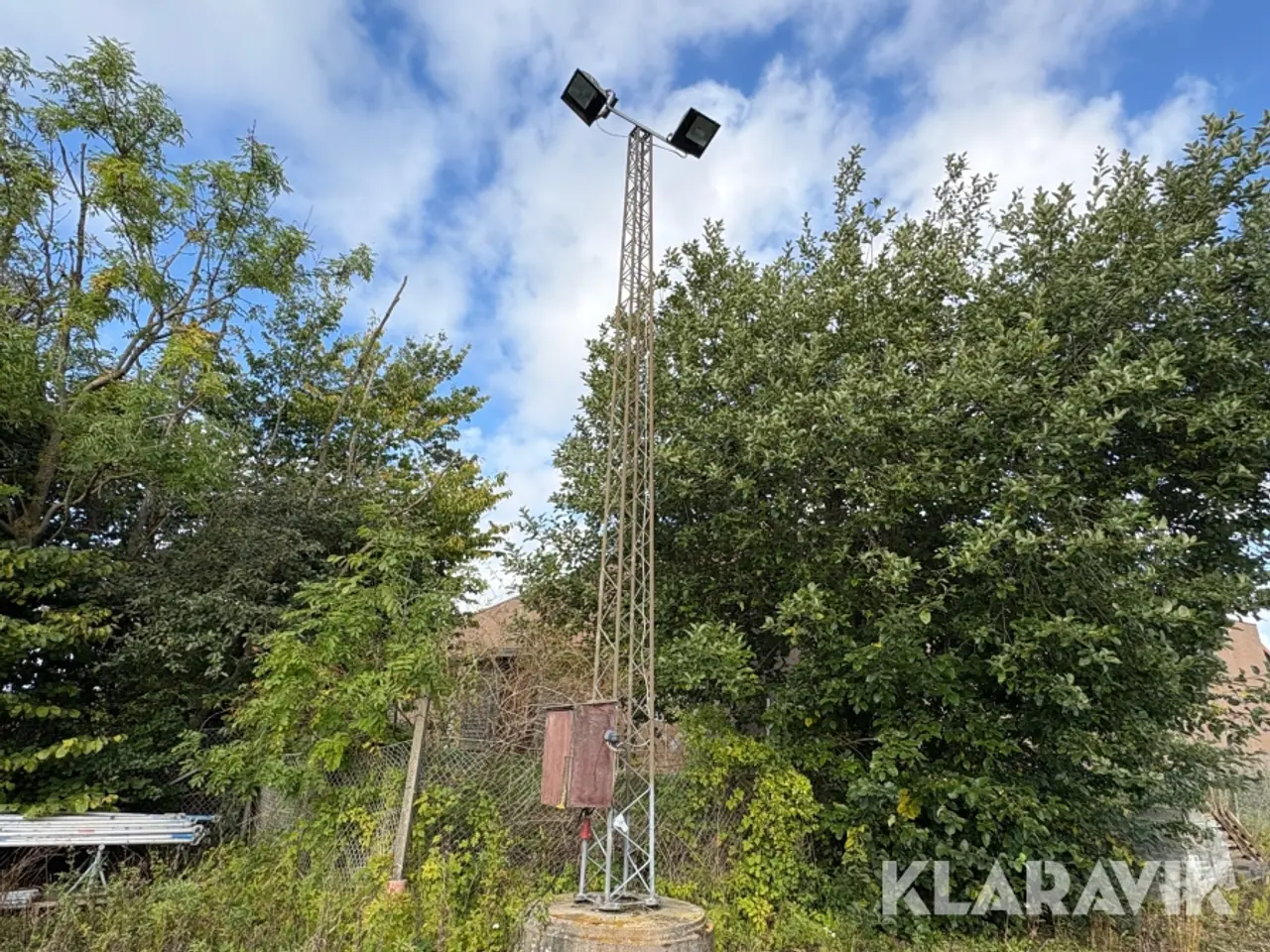 Billede 1 - Lysmast cirka 12 m med sensor