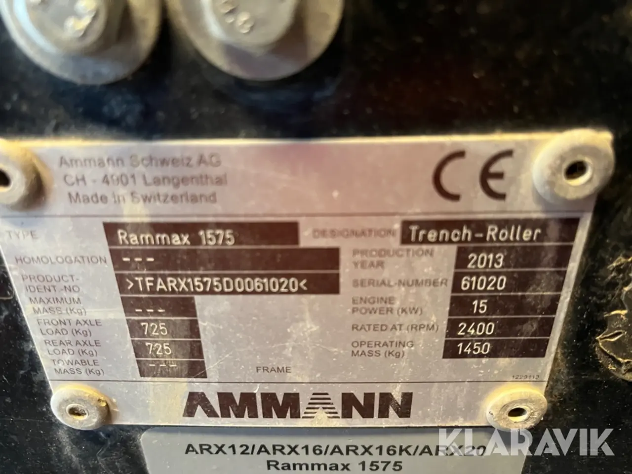 Billede 7 - Råjord kompakter Rammax 1575