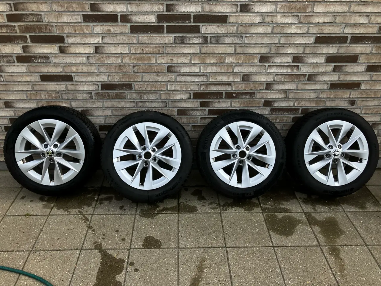 Billede 6 - Orginale Skoda Alufælge 5 x 112 m Vinterdæk 205/55