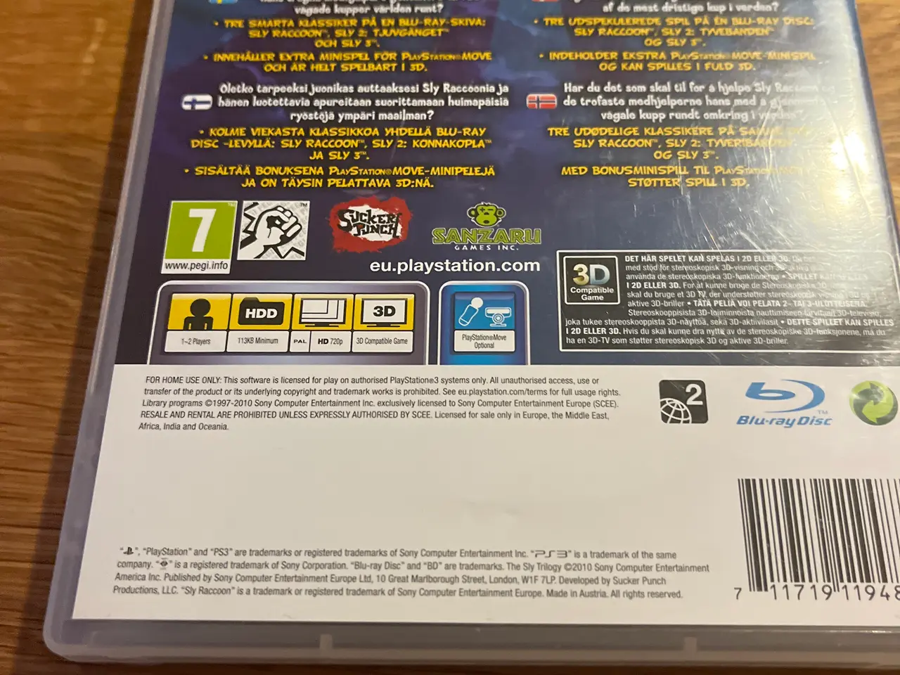 Billede 2 - PS3 dvd spil 2010 the sly trilogy