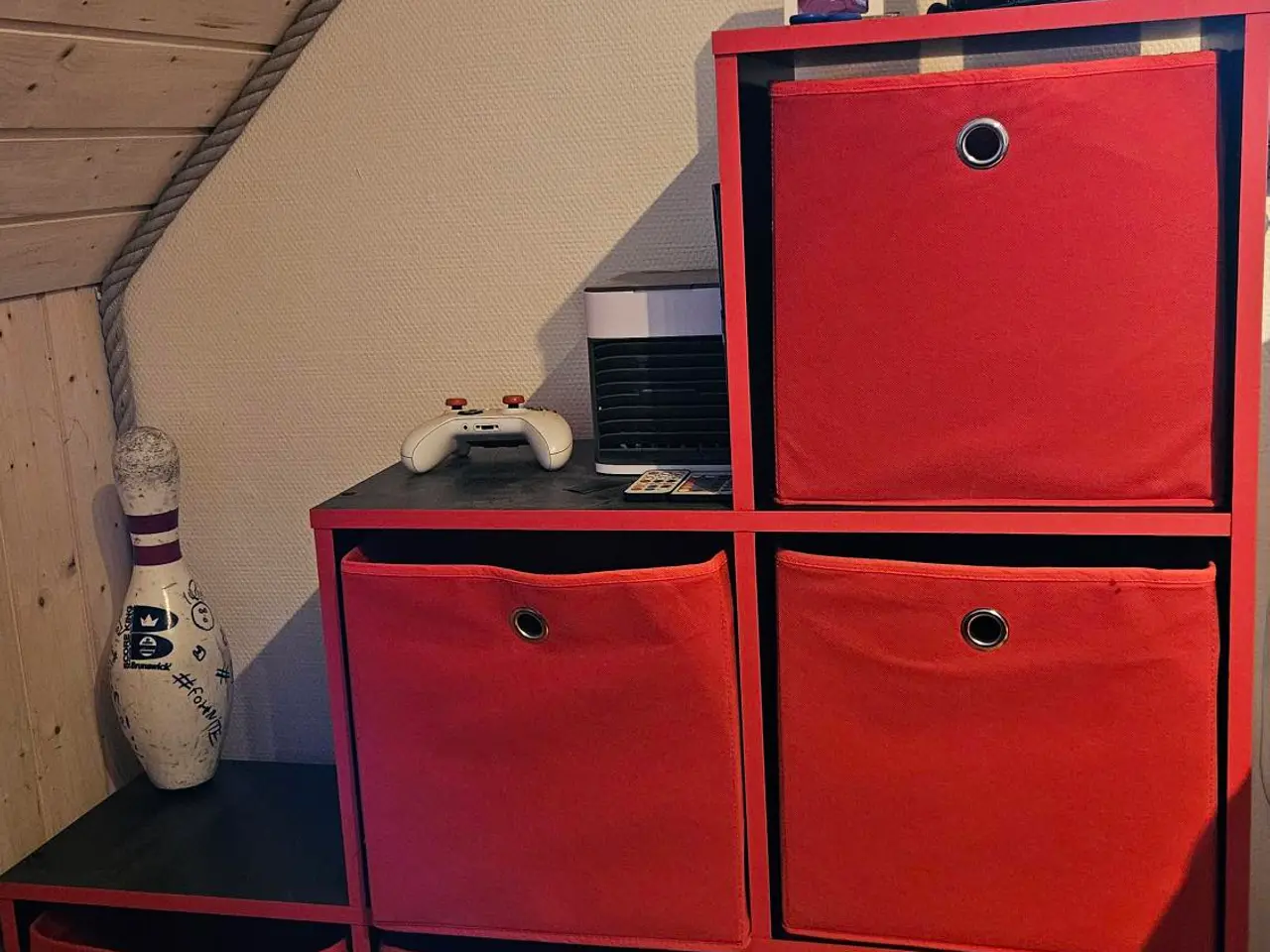 Billede 3 - Gamerreol med 6 opbevaringskurve