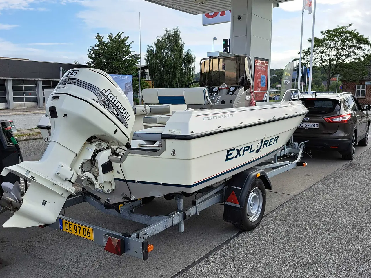 Billede 4 - 135 HK JOHNSON V4 CAMPION EXPLORE Inkl. TRAILER