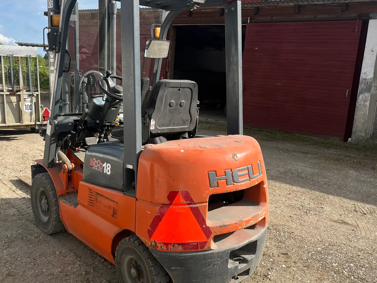 Billede 3 - Heli 1800kg diesel gaffeltruck med fuld friløft.