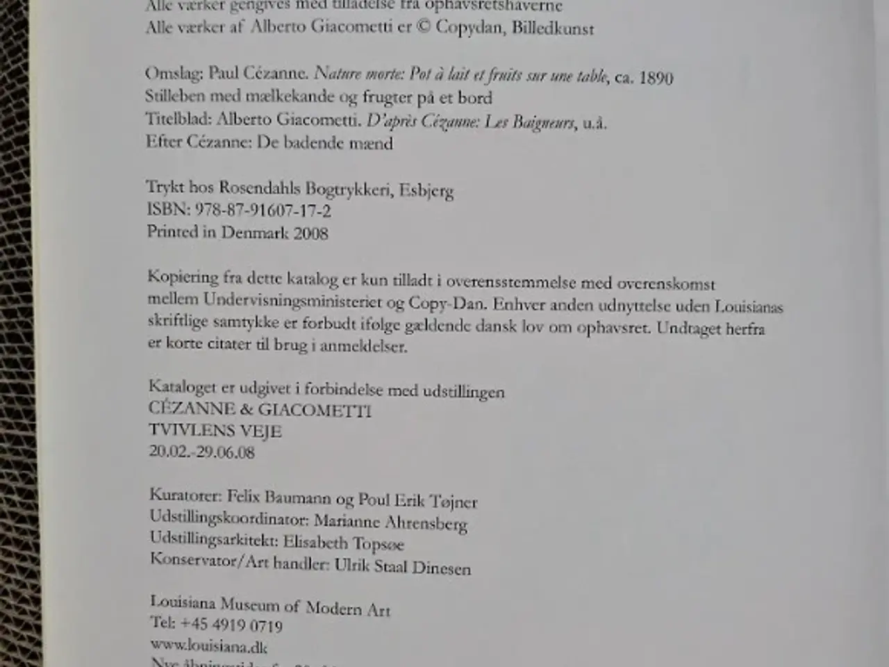 Billede 4 - Cézanne & Giacometti – Tvivlens veje