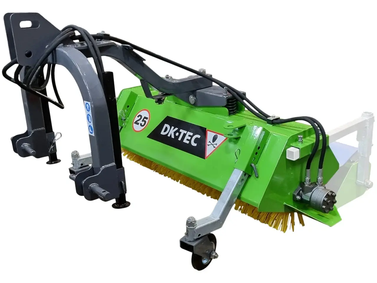 Billede 1 - Kost hydraulisk drevet til traktor front/bag 135 cm