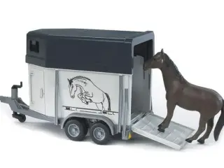 2-hestes trailer i alu/glasfiber købes