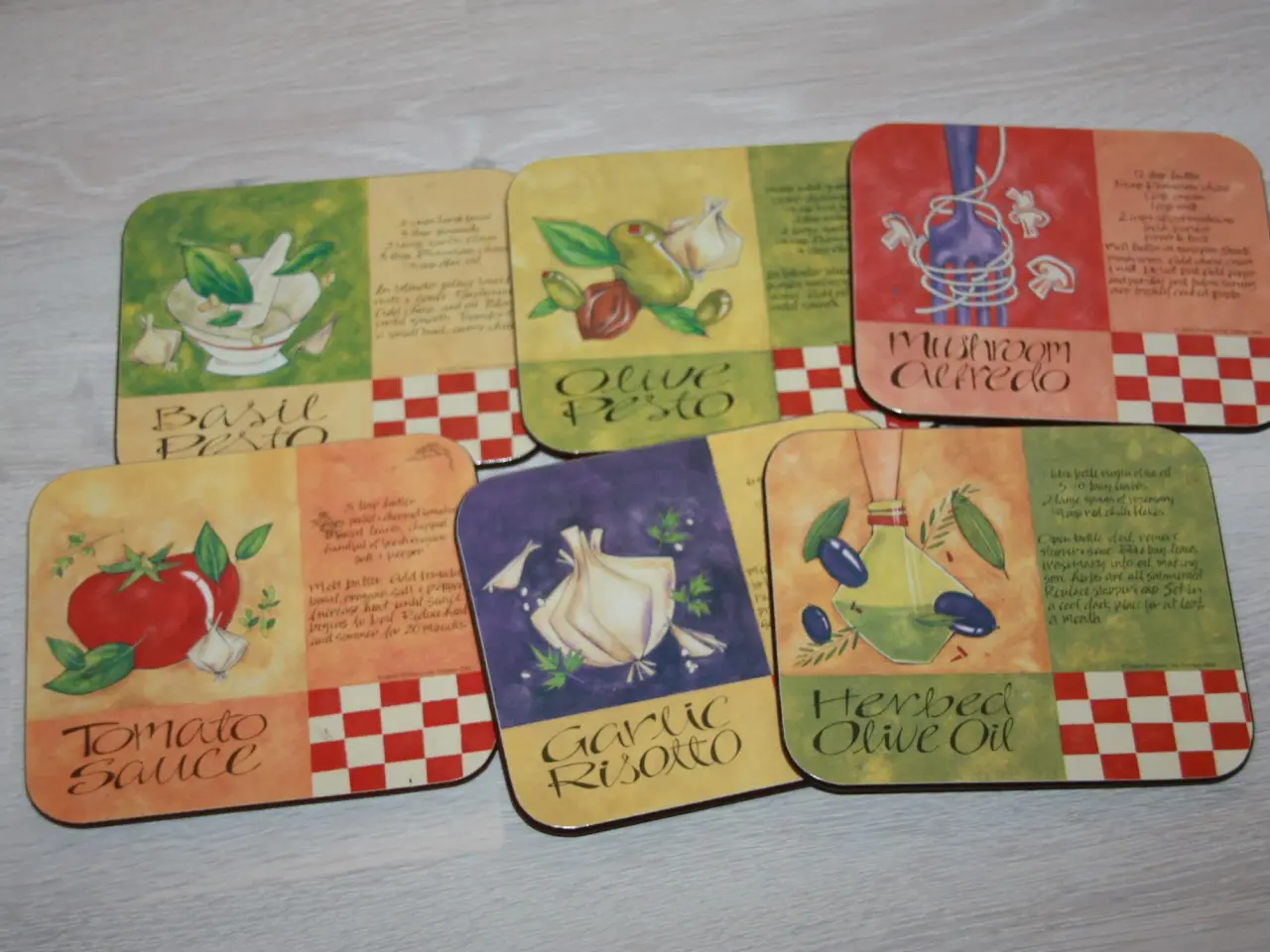 Billede 1 - Bordskåner / coasters Jason 6 skr. Måler: 11,5x 9