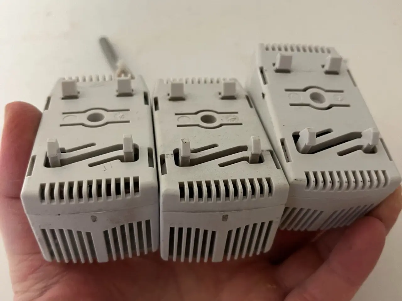 Billede 6 - parti 3x Eldon kabinet Thermostat 0–60°C Cabinet