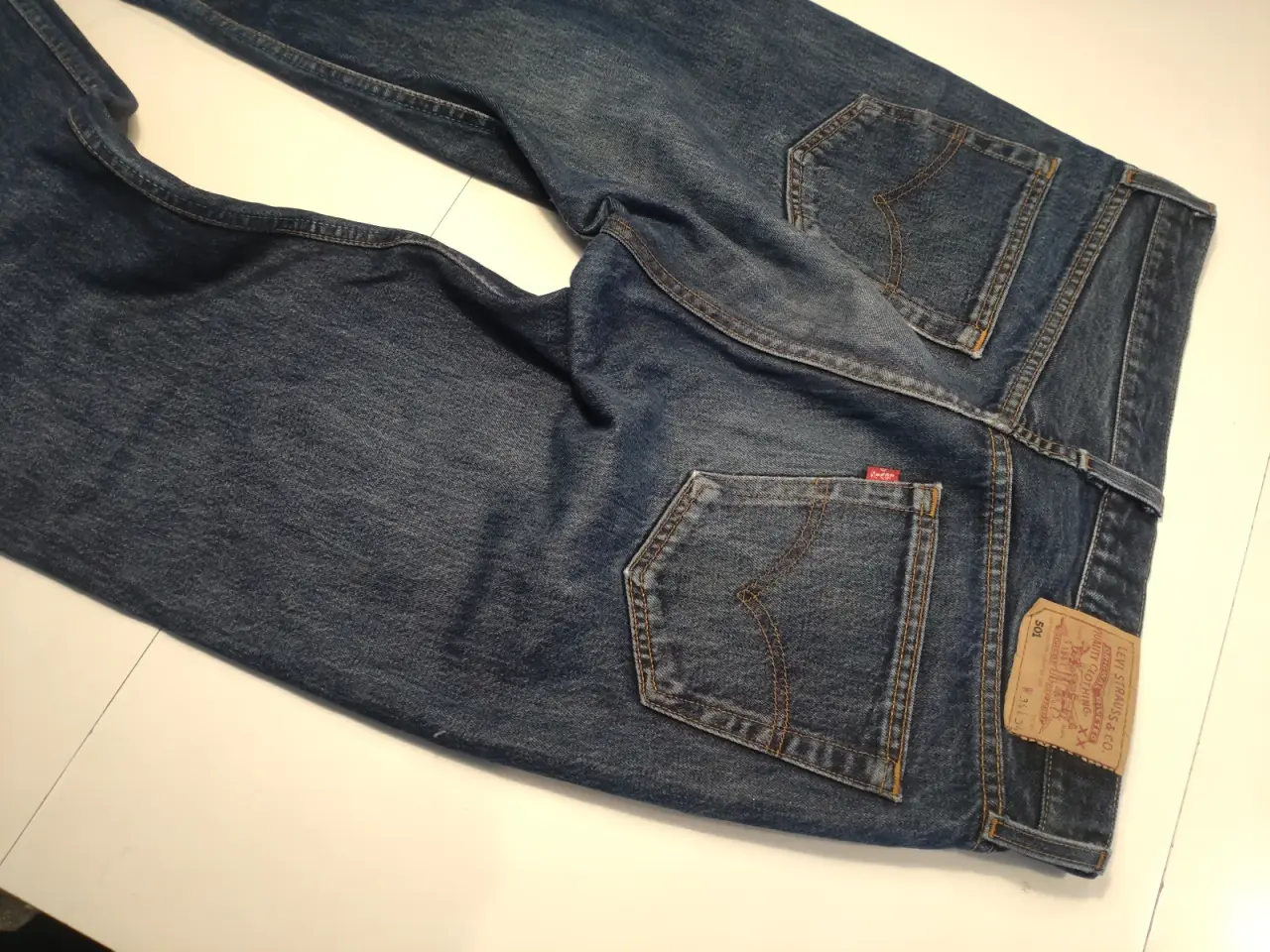 Billede 1 - Levi's 501 mørkeblå jeans W34 L30