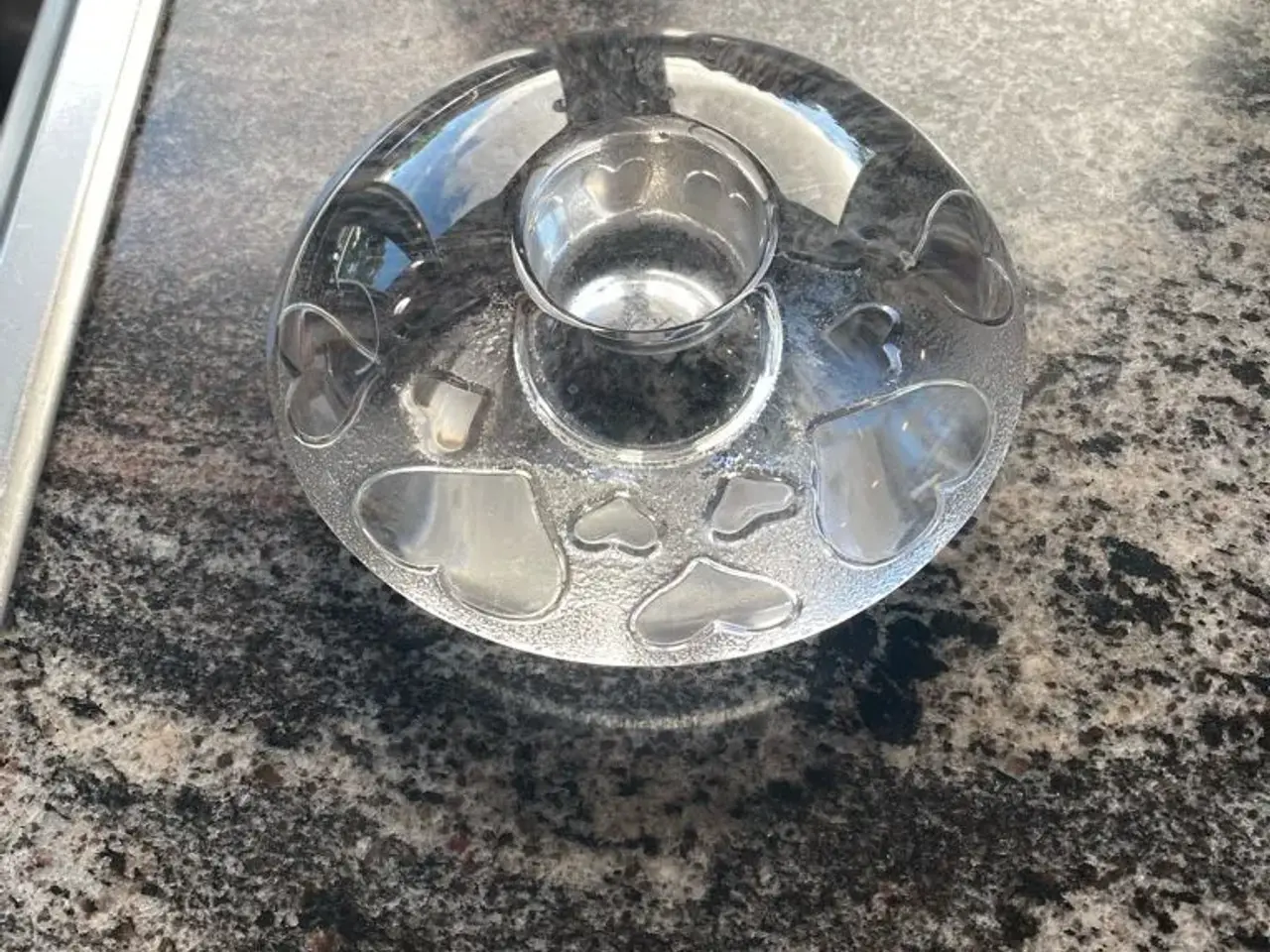 Billede 2 - Flot glas lysestage
