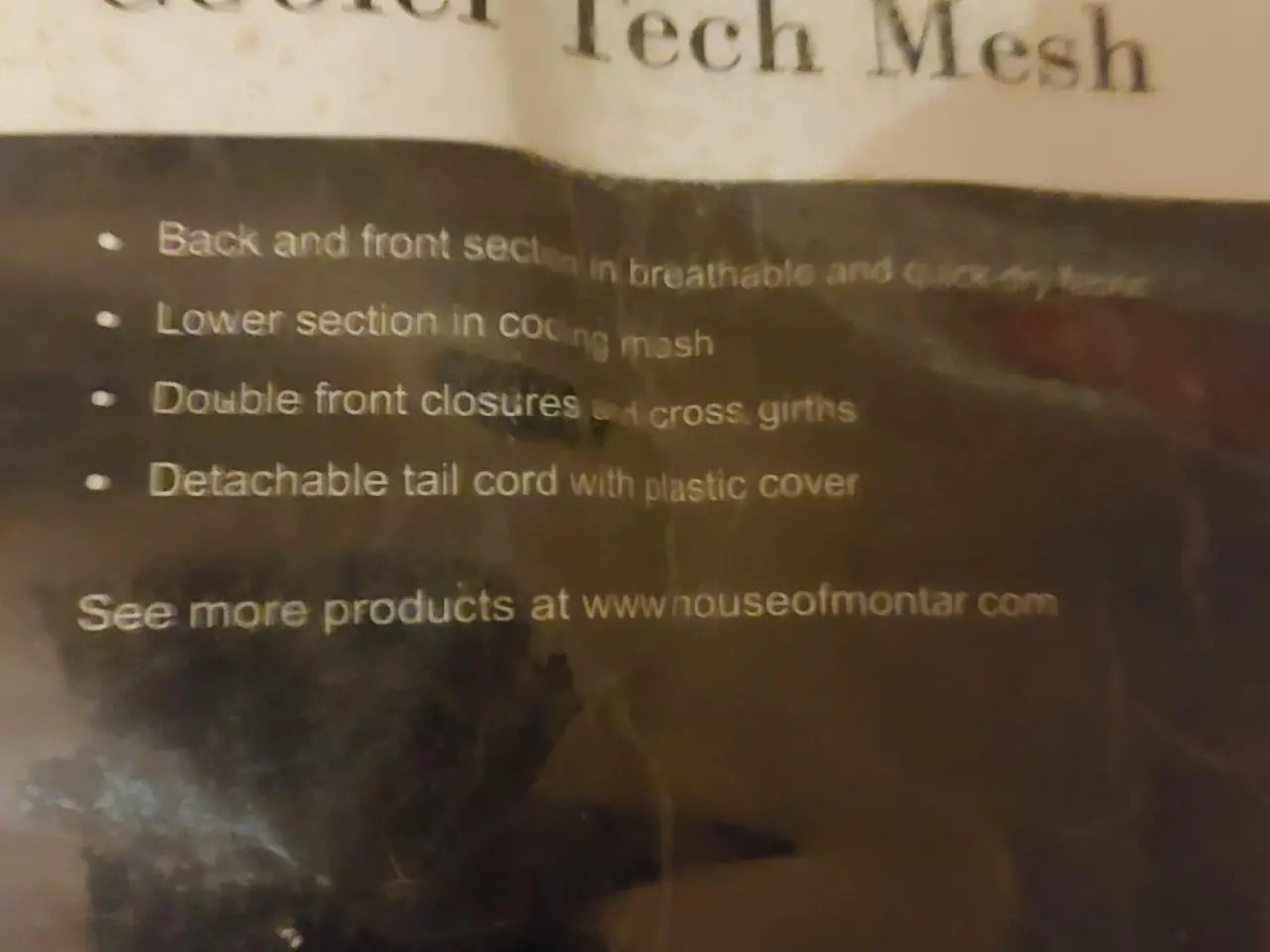 Billede 2 - House of Montar Cooler Tech Mesh dækken Str. 165