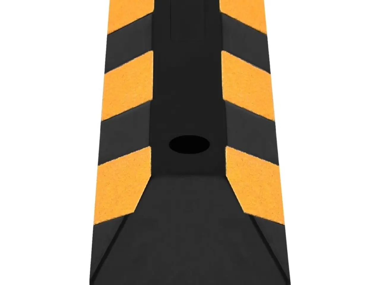 Billede 5 - Parkeringsklodser med refleks - 2 stk. gummi, 56 × 15 × 10 cm