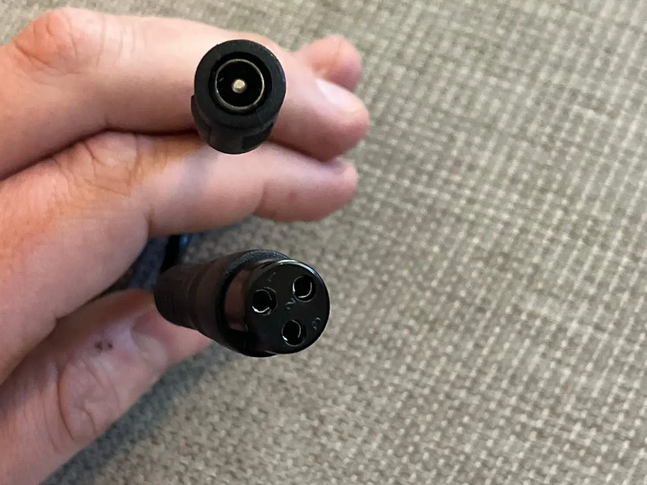 Billede 2 - Adapter til el scooter/hover oplader 5,5mm til 12,4mm 3 pin