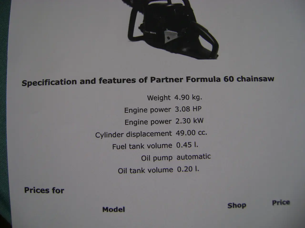 Billede 5 - PARTNER formula 60