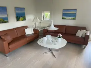 Stouby sofasæt i 3 & 2 cognac farvet