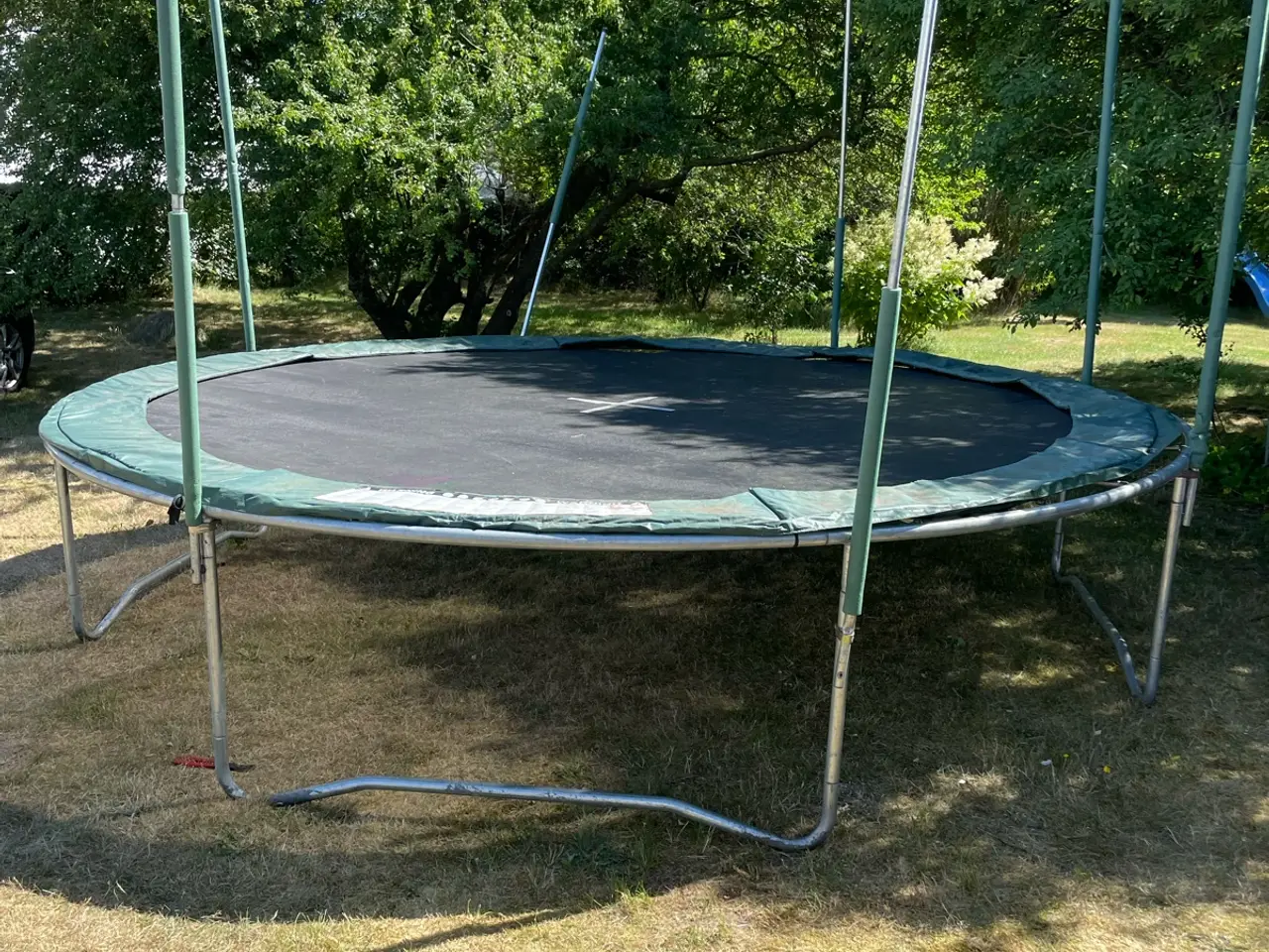 Billede 5 - Trampolin stor rund med netside og stige
