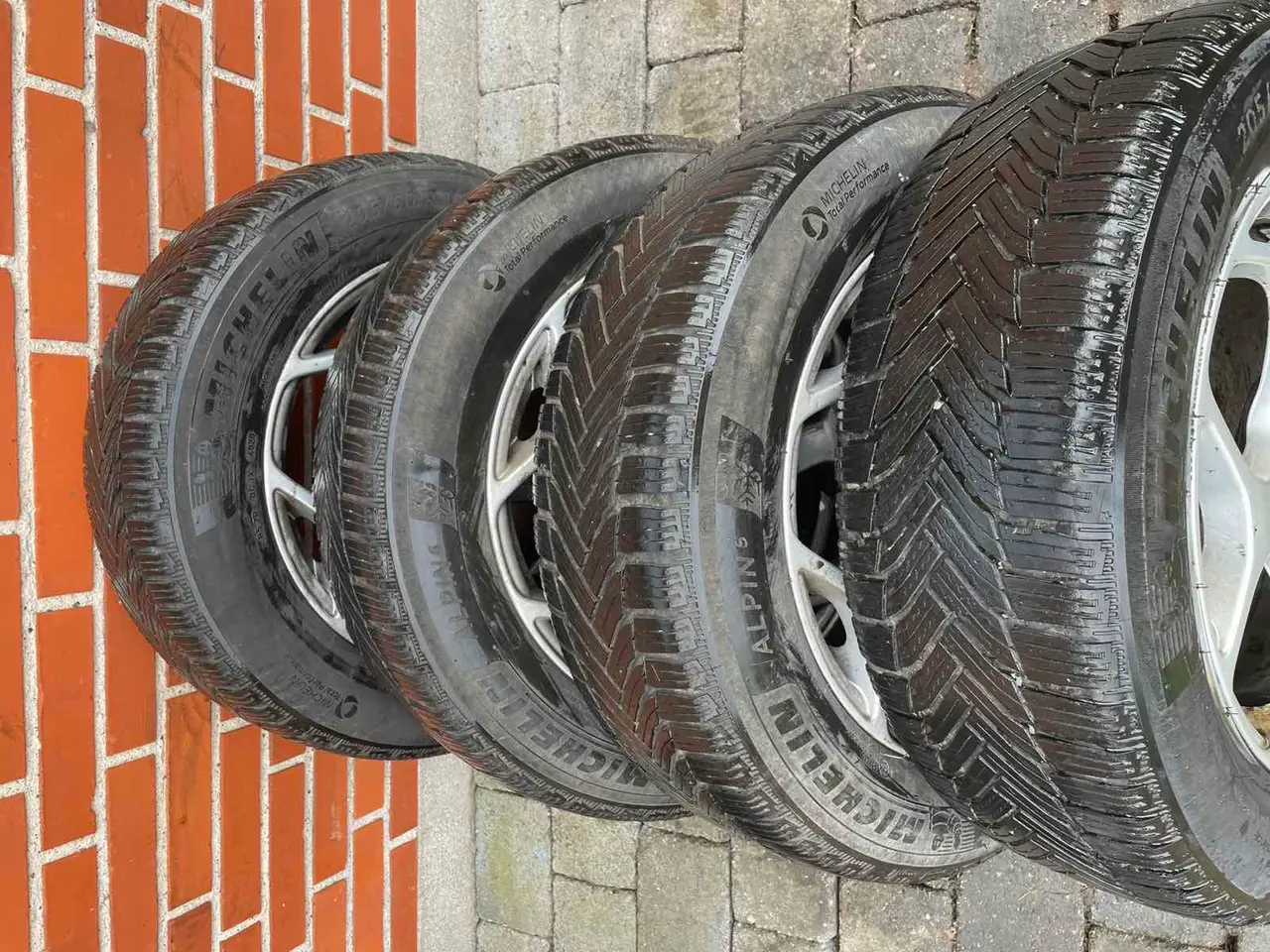 Billede 3 - 16” Ford Aluhjul med Michelin vinterdæk 5x108