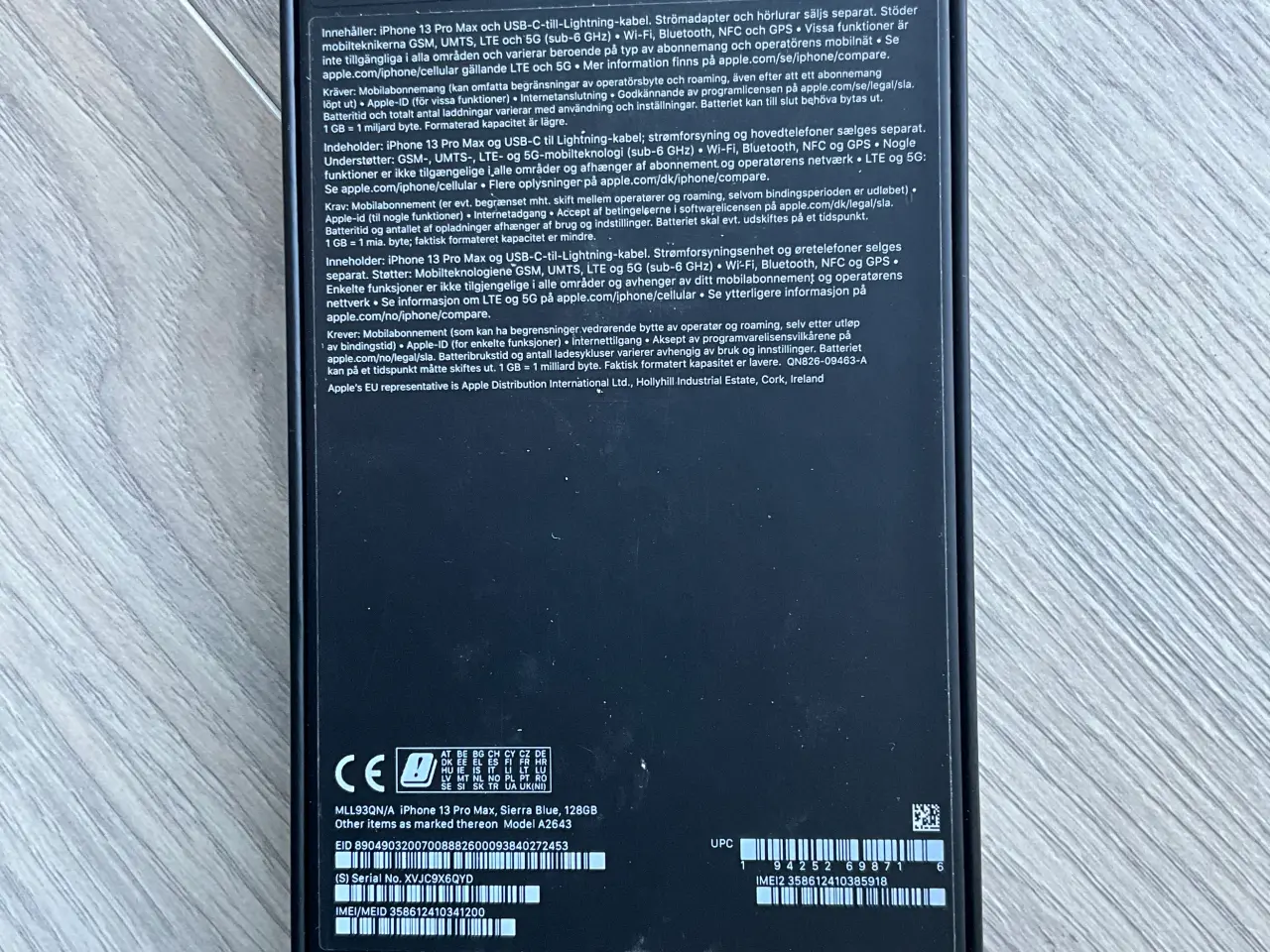 Billede 2 - Iphone 13 Pro Max 128GB
