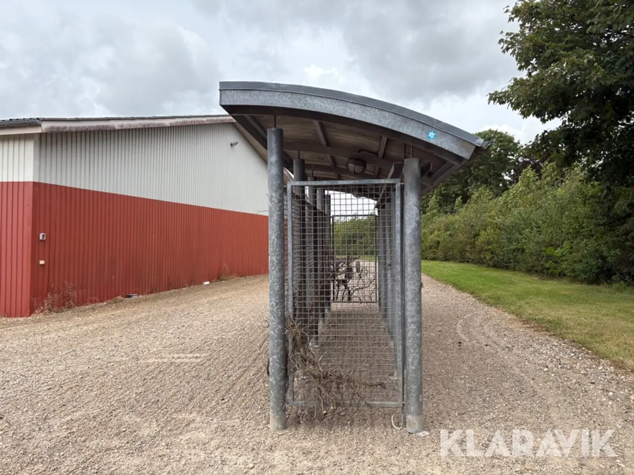 Billede 7 - Skur galvaniseret stål med tag